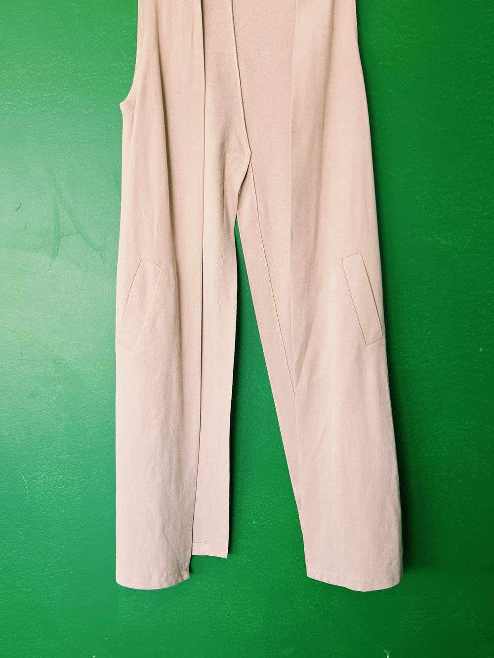 Zara Blush Pink Sleeveless Long Vest - Picture 3 of 6